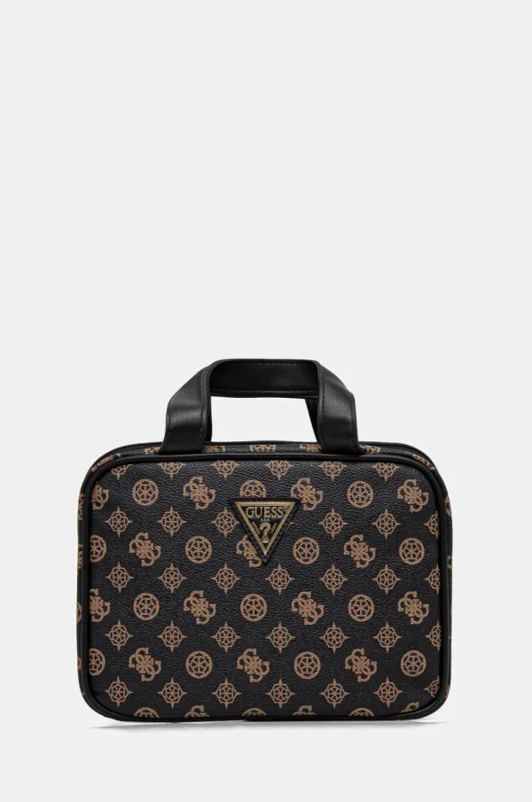 Guess Kozmetička torbica Guess boja: smeđa, TWP745 20710