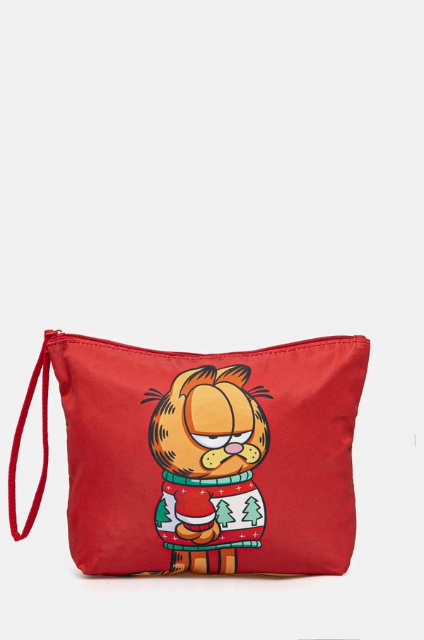 United Colors of Benetton Kozmetička torbica United Colors of Benetton x GARFIELD boja: crvena, 6G3G1Y01R