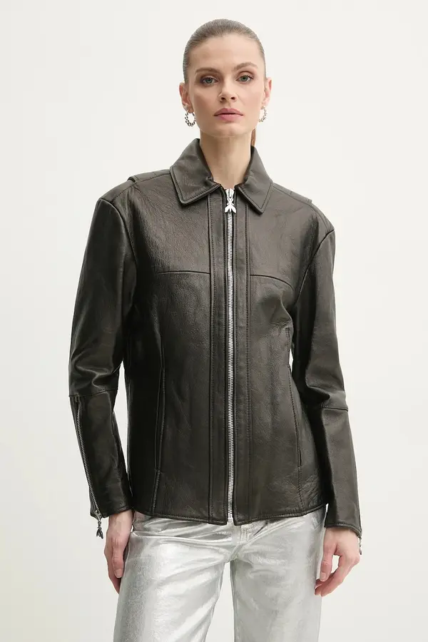 Patrizia Pepe Kožna jakna Patrizia Pepe