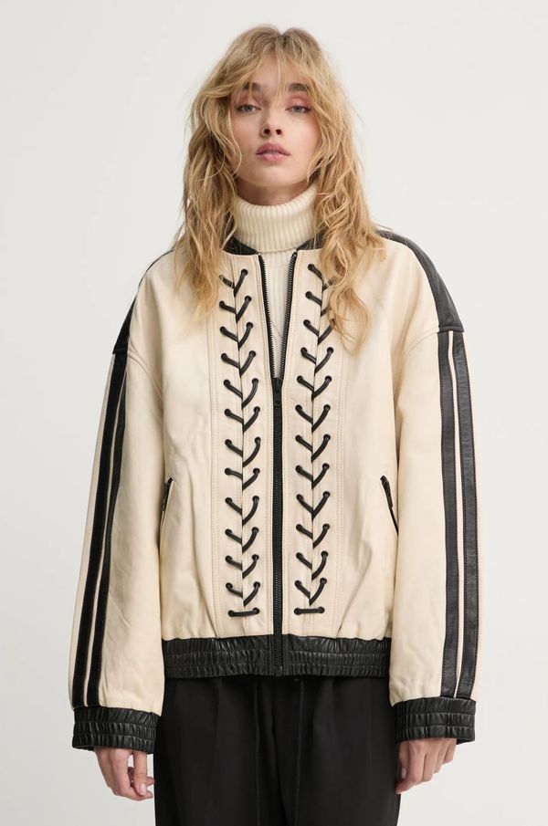 Resume Kožna jakna Résumé CaiRS za žene, boja: bež, za prijelazno razdoblje, 122871242