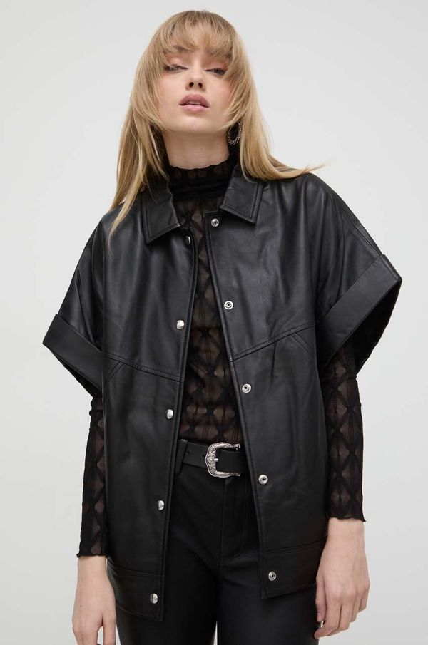 IRO Kožna košulja IRO relaxed, s klasičnim ovratnikom