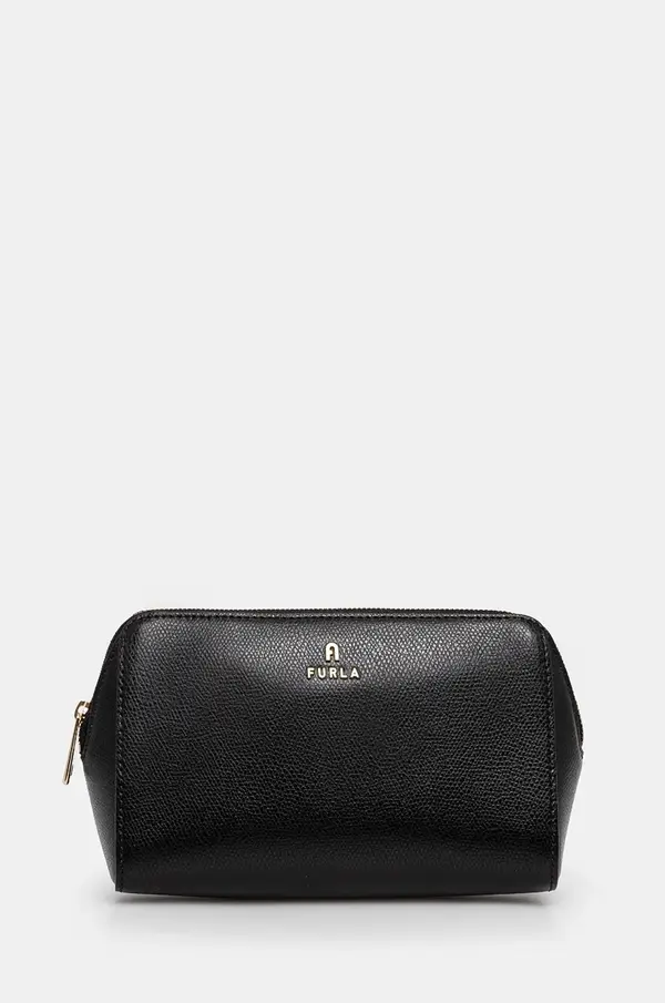 Furla Kožna kozmetička torbica Furla