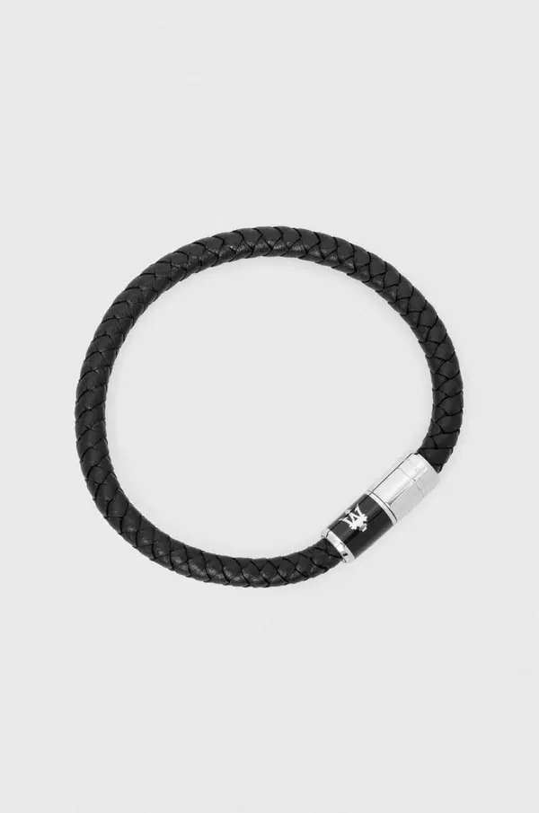 MASERATI Kožna narukvica Maserati za muškarce, JM222AVE07