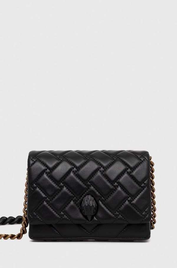 Kurt Geiger London Kožna pismo torbica Kurt Geiger London boja: crna