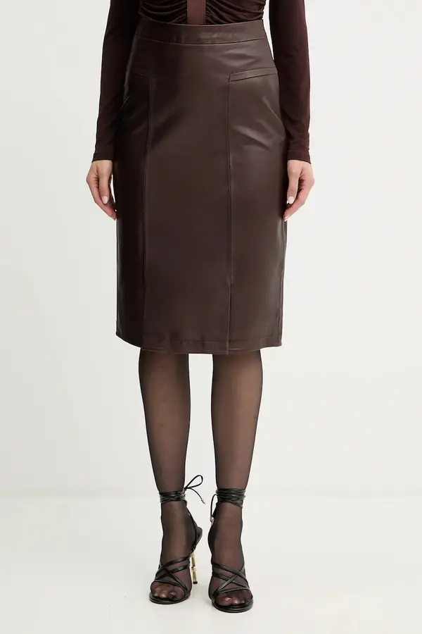 Herve Leger Kožna suknja Herve Leger Estella
