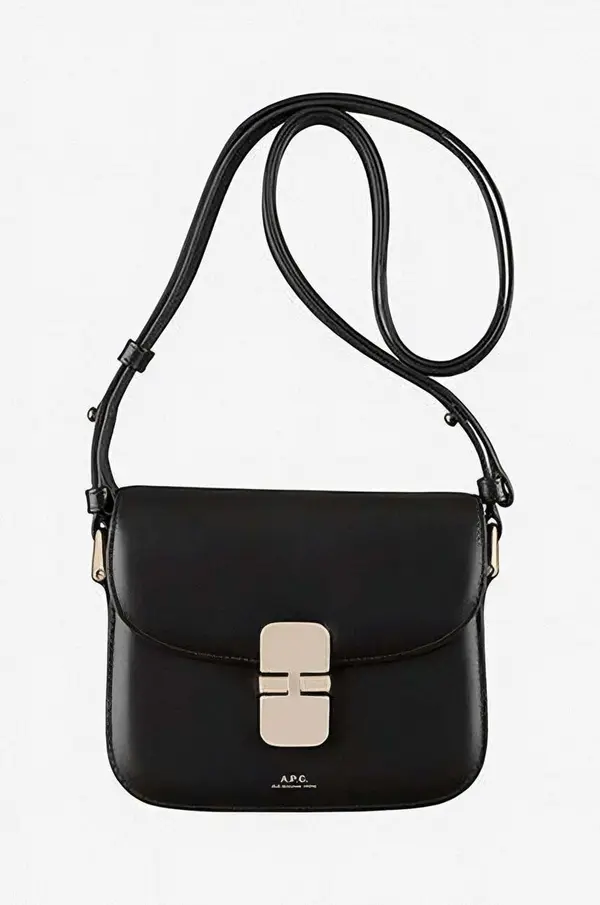A.P.C. Kožna torba A.P.C. Sac Grace Mini PXBMW-F61515