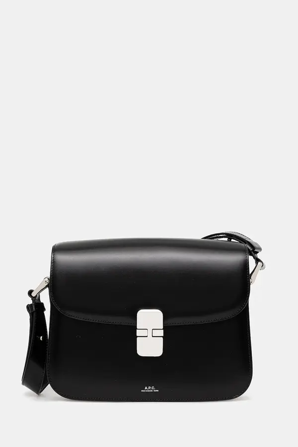 A.P.C. Kožna torba A.P.C. Sac Grace