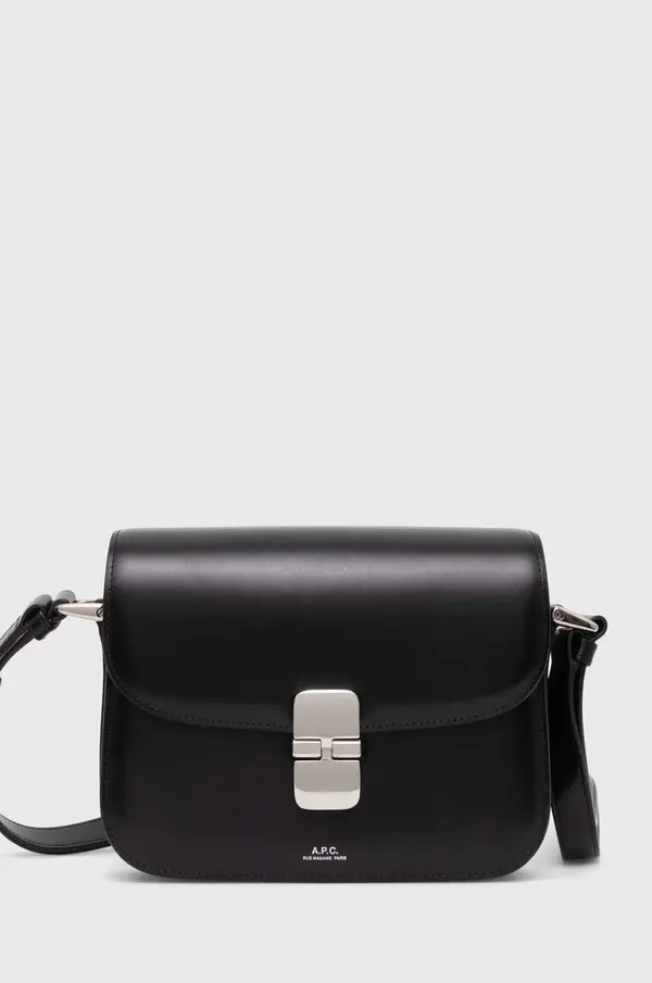 A.P.C. Kožna torba A.P.C. sac grace small