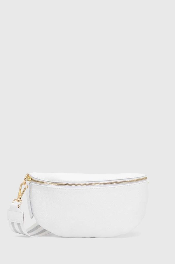 Answear Lab Kožna torba Answear Lab boja: bijela