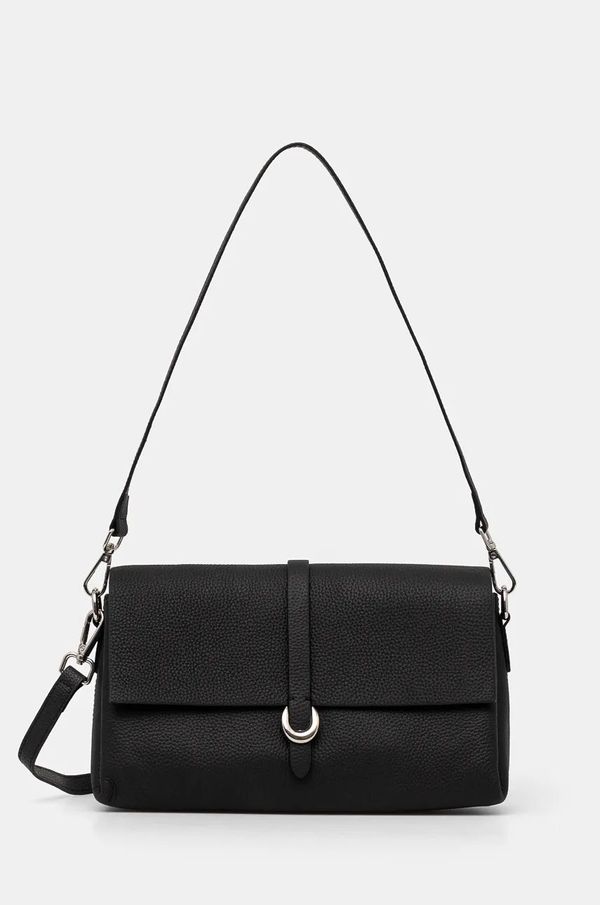 Answear Lab Kožna torba Answear Lab boja: crna