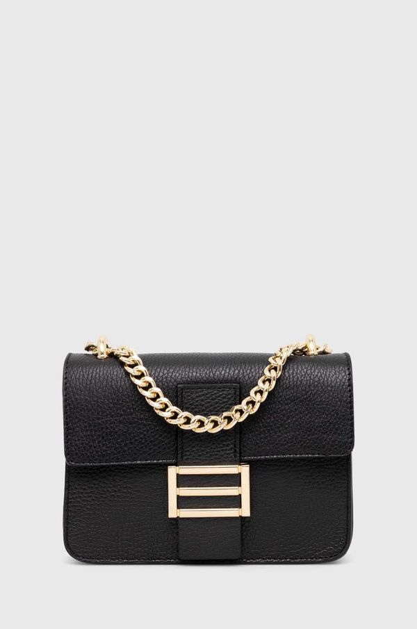 Answear Lab Kožna torba Answear Lab boja: crna