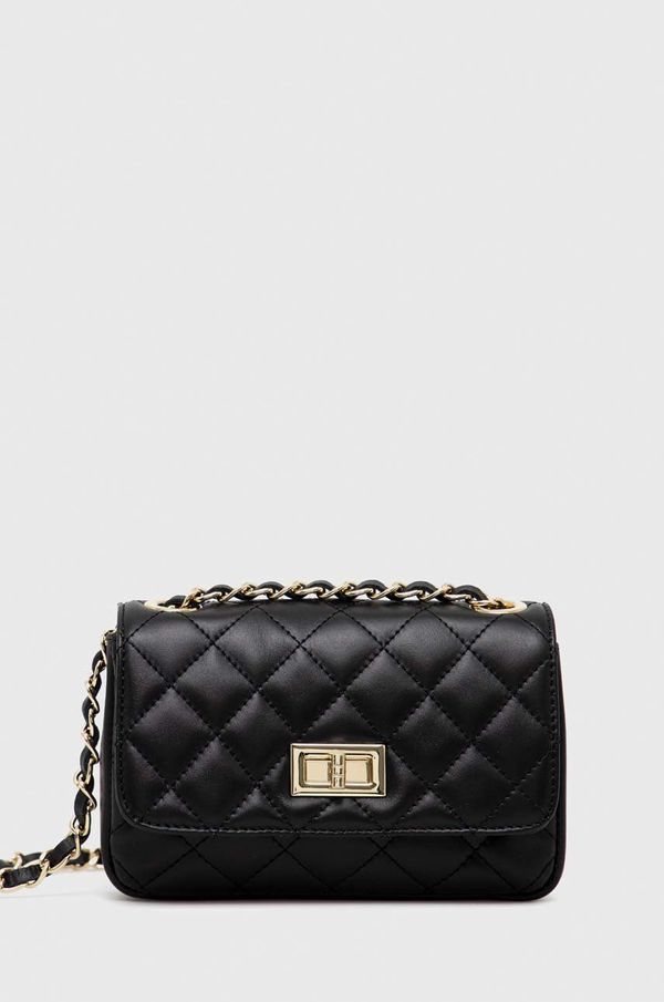 Answear Lab Kožna torba Answear Lab boja: crna