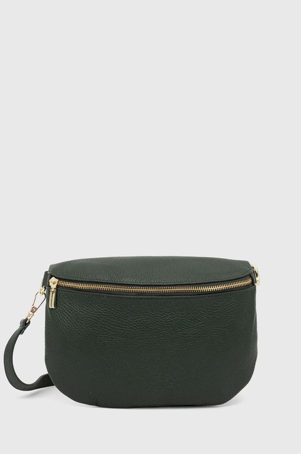 Answear Lab Kožna torba Answear Lab boja: zelena