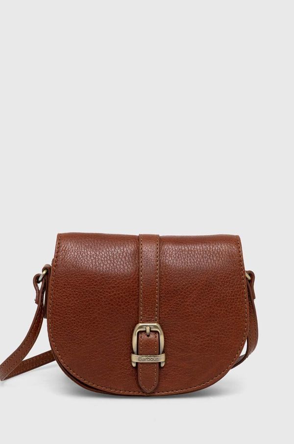 Barbour Kožna torba Barbour boja: smeđa