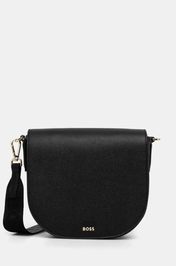 BOSS Kožna torba BOSS boja: crna, 50535965