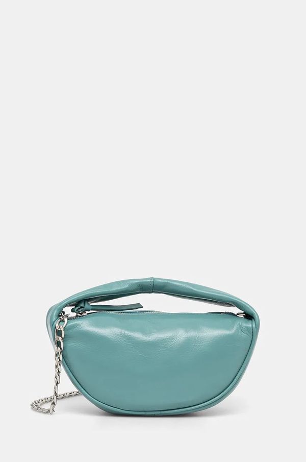 By Far Kožna torba By Far Baby Cush boja: tirkizna, MWBTH014LL002BL052PL