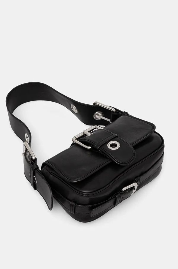 By Far Kožna torba By Far Eloise boja: crna, MWBSB015CL013BK001PL