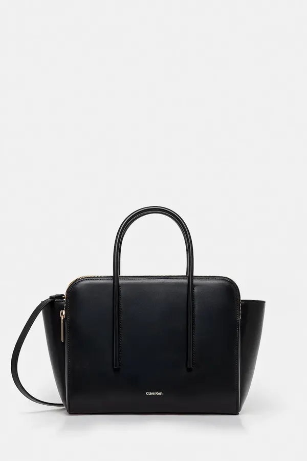 Calvin Klein Kožna torba Calvin Klein