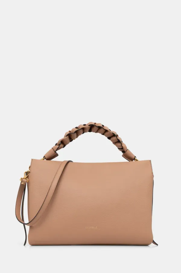 Coccinelle Kožna torba Coccinelle boja: bež