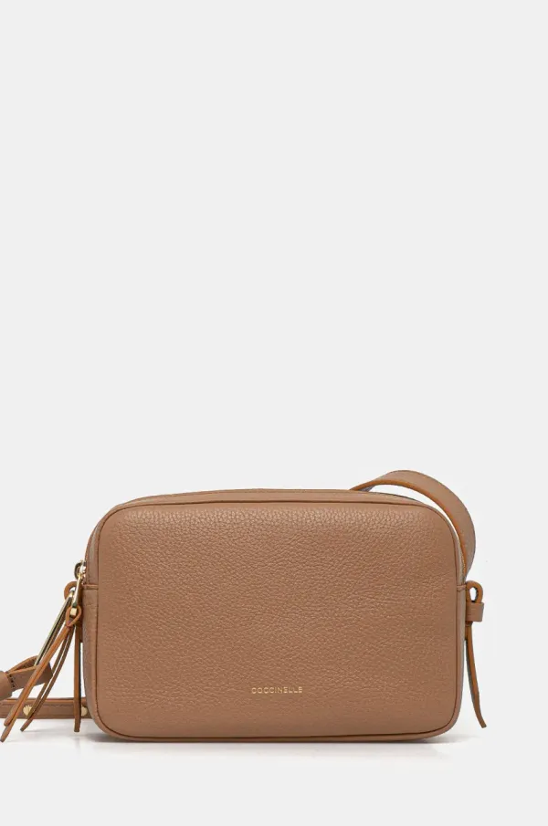 Coccinelle Kožna torba Coccinelle COCCINELLEMALORY boja: bež, E1 R1K 15 01 01