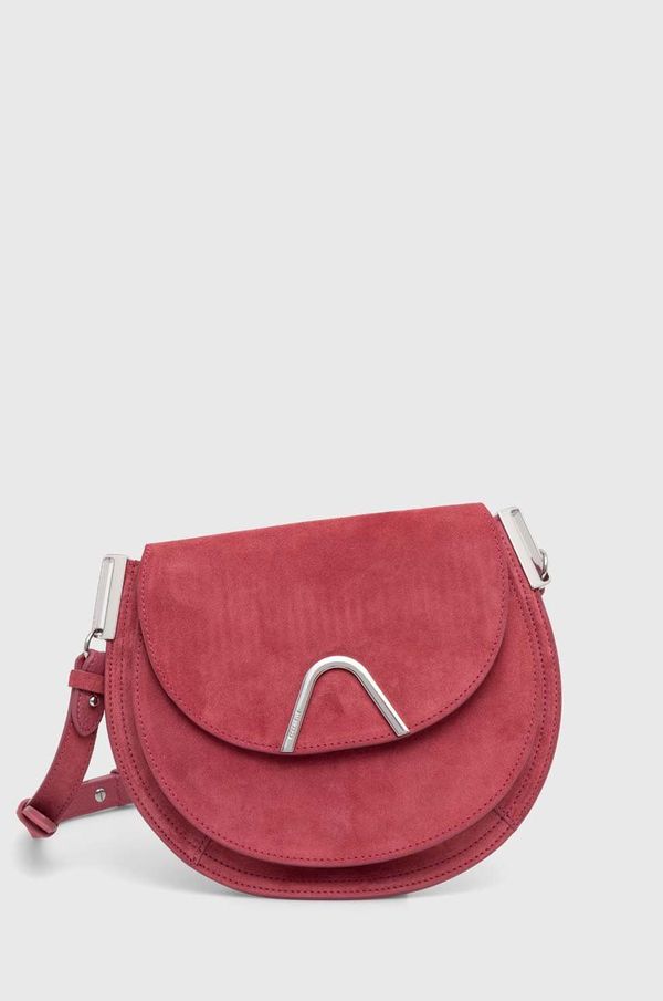 Coccinelle Kožna torba Coccinelle COCCINELLESUNUP SUEDE boja: ružičasta, E1 QKG 15 01 01