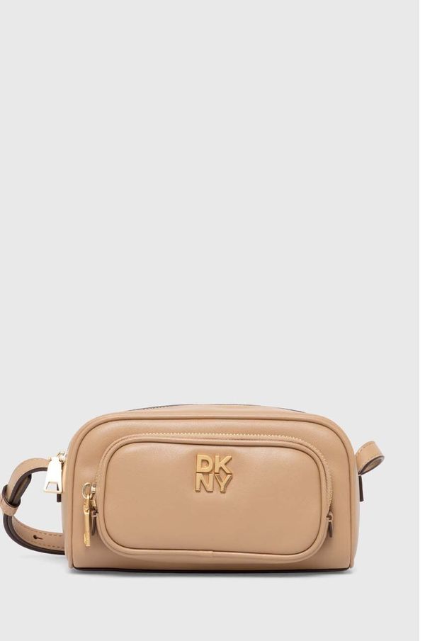DKNY Kožna torba Dkny boja: bež, R42EKE53