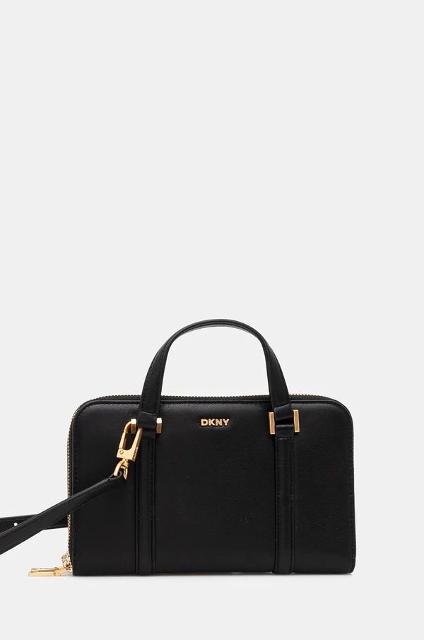 DKNY Kožna torba Dkny boja: crna, R435KG49