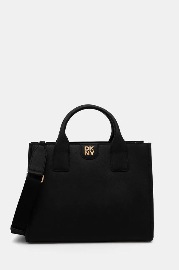 DKNY Kožna torba Dkny boja: crna, R43AKQ11