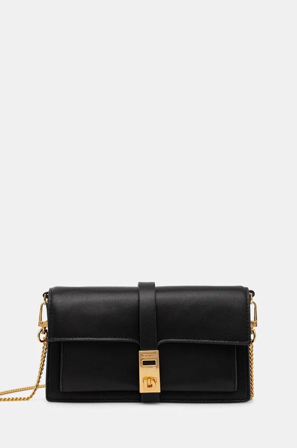 DKNY Kožna torba Dkny boja: crna, R43GYG53