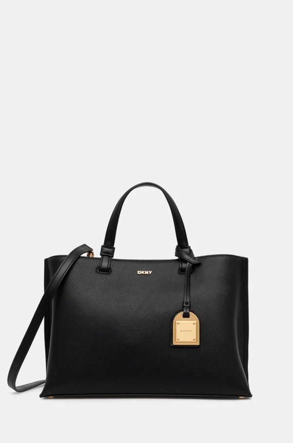 DKNY Kožna torba Dkny boja: crna, R44D1I53