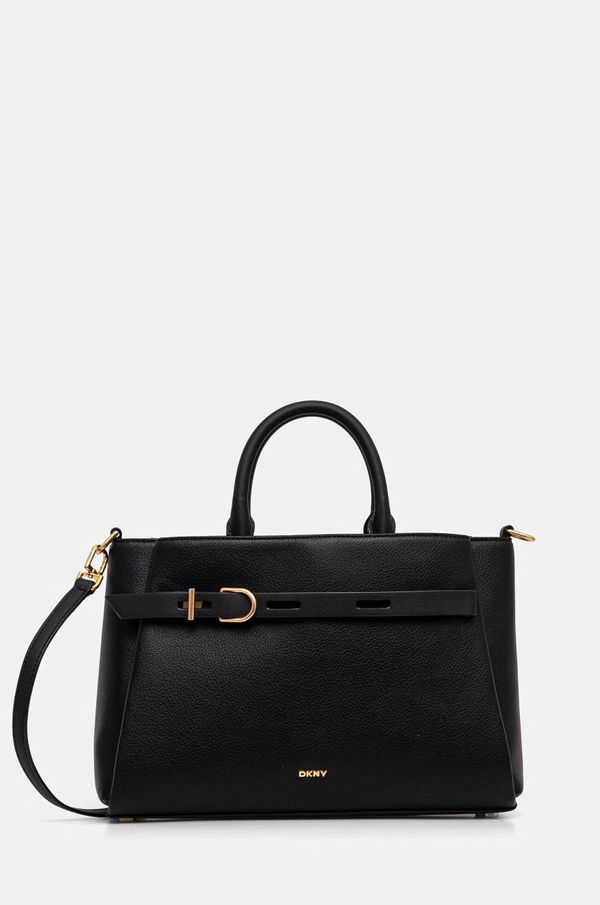 DKNY Kožna torba Dkny boja: crna, R44DAI68
