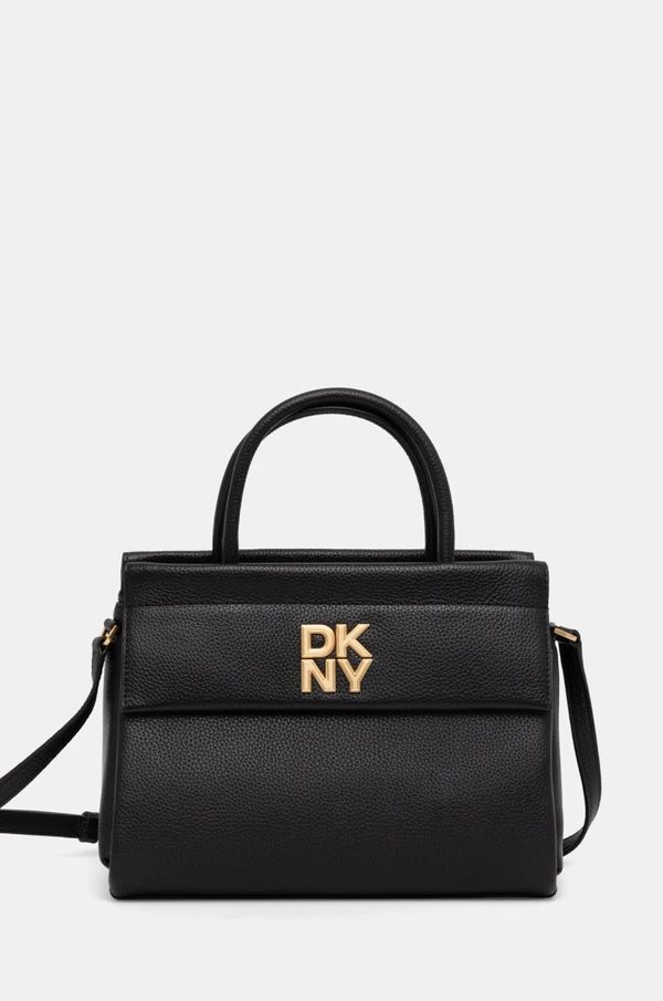 DKNY Kožna torba Dkny boja: crna, R44DAI70
