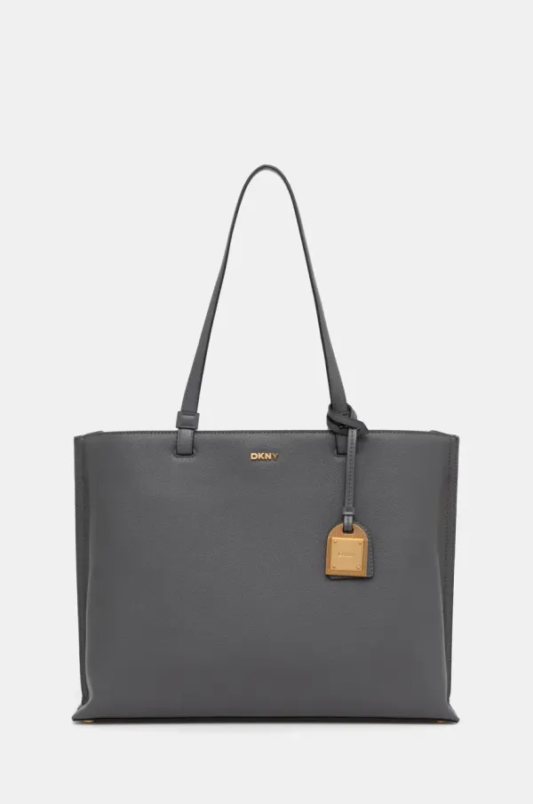 DKNY Kožna torba Dkny boja: siva, R44A1I52