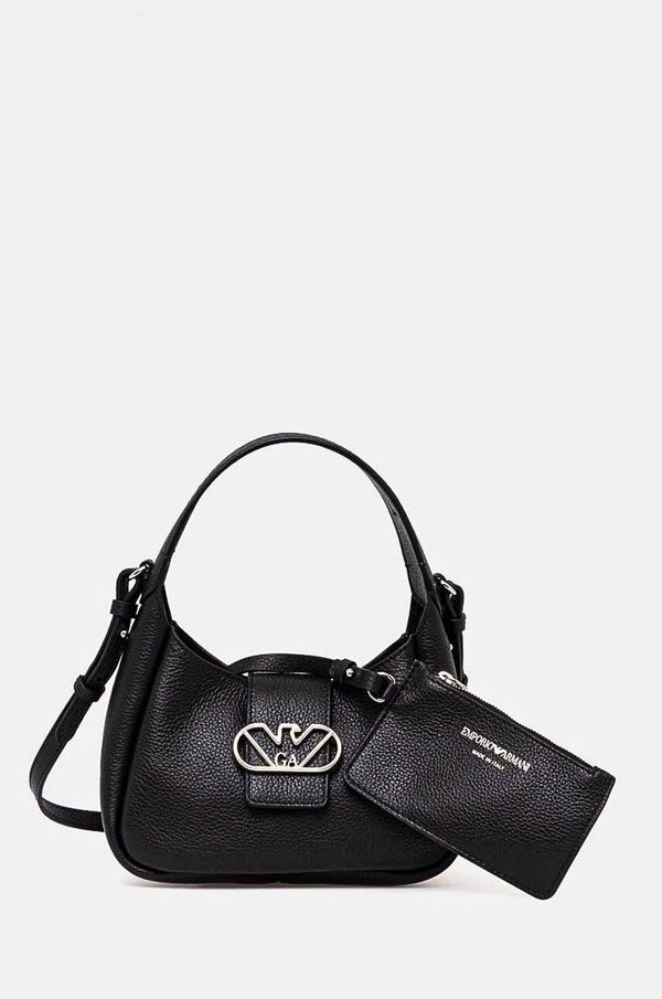 Emporio Armani Kožna torba Emporio Armani boja: crna, Y3E235 YWQ9X