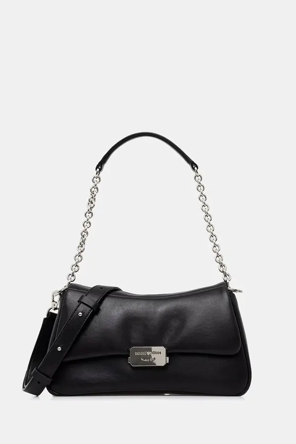 Emporio Armani Kožna torba Emporio Armani