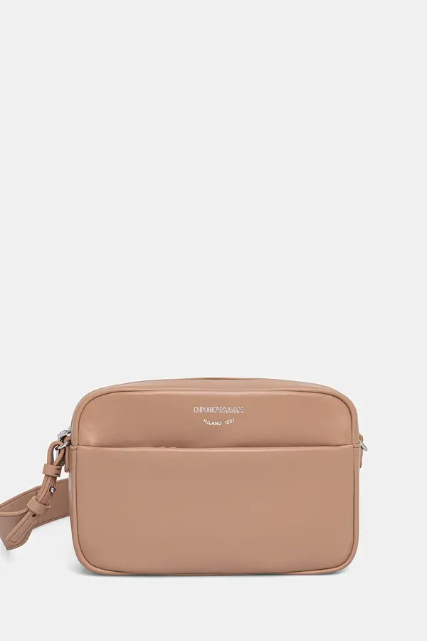 Emporio Armani Kožna torba Emporio Armani