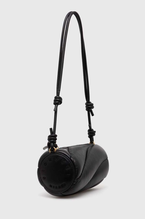 Fiorucci Kožna torba Fiorucci Black Leather Mella Bag boja: crna, U01FPABA001LE04BK01