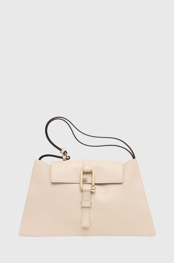 Furla Kožna torba Furla boja: bež, WB01273 BX2045 8E000