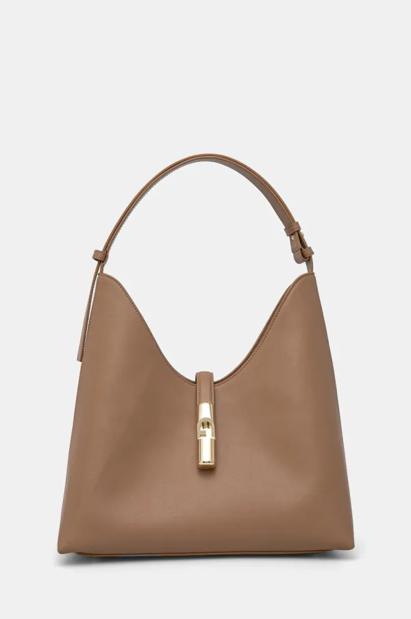 Furla Kožna torba Furla boja: bež, WB01499 BX3104 YU500