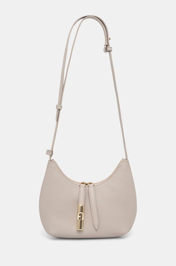 Furla Kožna torba Furla boja: bež, WB01500 BX3353 VAN00