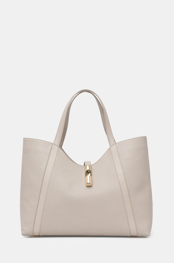 Furla Kožna torba Furla boja: bijela, WB01498 BX3353 VAN00