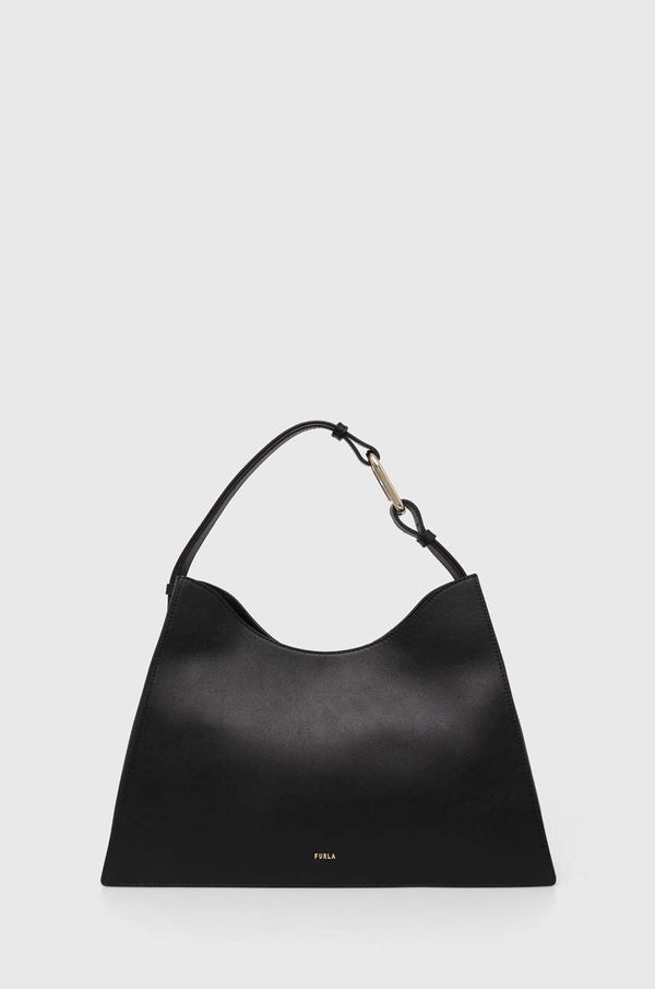 Furla Kožna torba Furla boja: crna