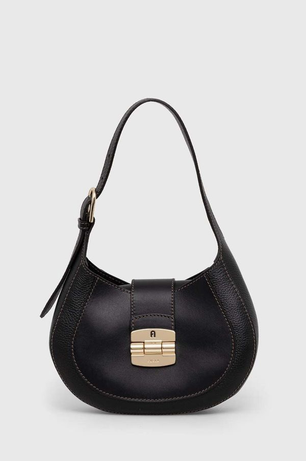 Furla Kožna torba Furla boja: crna