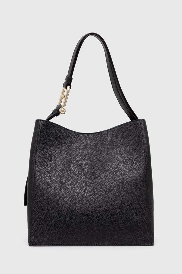Furla Kožna torba Furla boja: crna, WB01338 HSF000 O6000