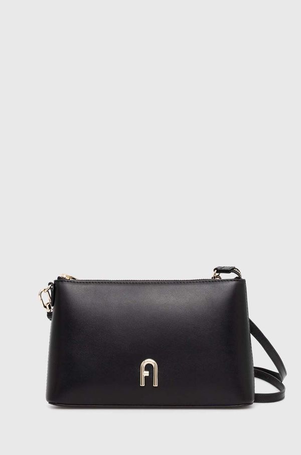 Furla Kožna torba Furla boja: crna, WE00615 AX0733 O6000