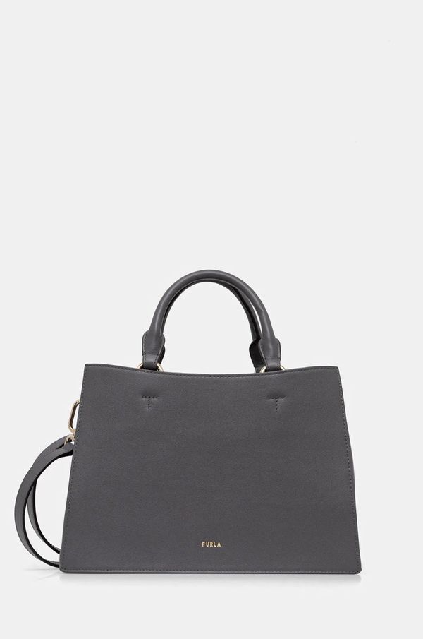 Furla Kožna torba Furla boja: siva, WB01336.BX2045.2269S