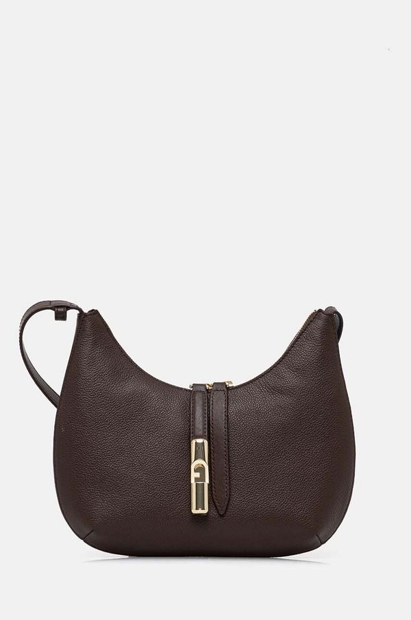 Furla Kožna torba Furla boja: smeđa, WB01500.BX3353.2460S