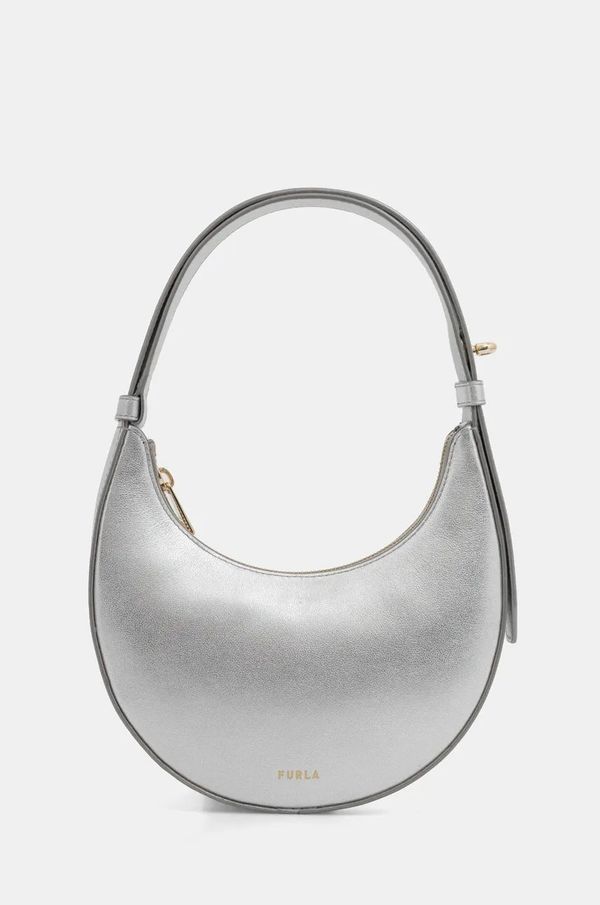 Furla Kožna torba Furla boja: srebrna, WE00649.BX2658.Y3000