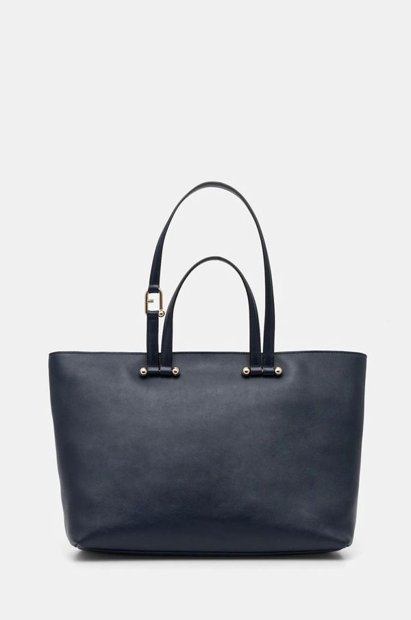 Furla Kožna torba Furla boja: tamno plava, WB01453 BX3169 3923S