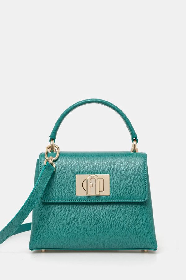 Furla Kožna torba Furla boja: zelena, WB00109 ARE000 D7D00